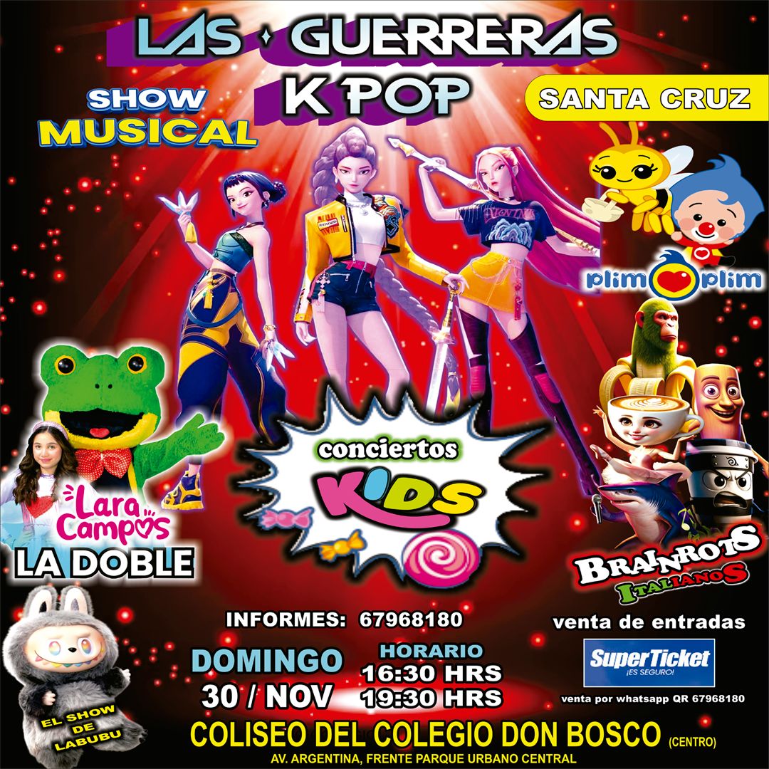 Concierto Kid: Las Guerreras El Musical (Santa Cruz)