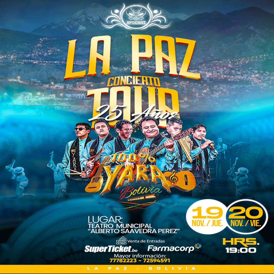 100% Yara en Concierto (La Paz)